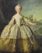 Jjean-Marc nattier Isabella de Bourbon, Infanta of Parma Germany oil painting artist